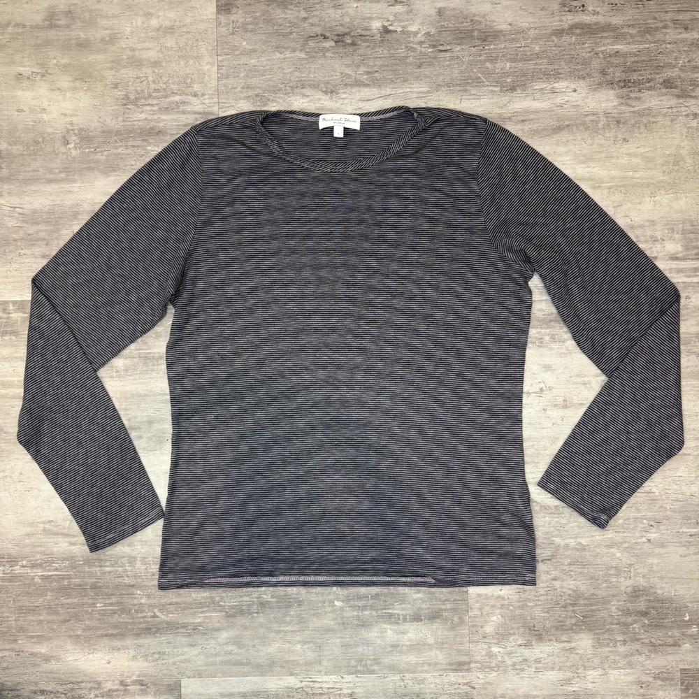 Michael Stars Los Angeles Striped Long Sleeve Size‎ Large